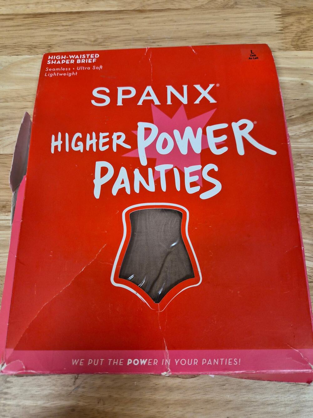 Spanx Women's Panties Size L Dark Nude Higher Power Panties (1389)
